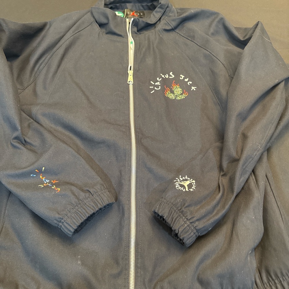 Cactus Jack by Travis Scott x Jordan jacket with Colorful Embroidery